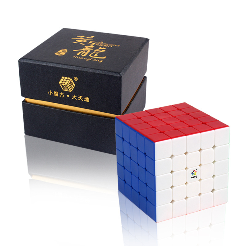 Yuxin 5x5 ڱ ť HuangLong 5x5x5 Stickerless 5 ..
